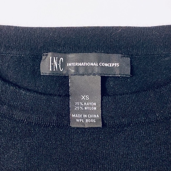 INC Striped Tunic Sweater - Picture 4 of 4